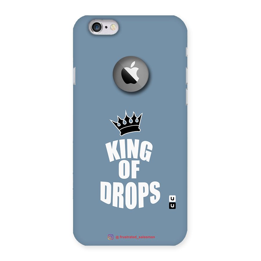 King of Drops Mustard SteelBlue Back Case for iPhone 6 Logo Cut