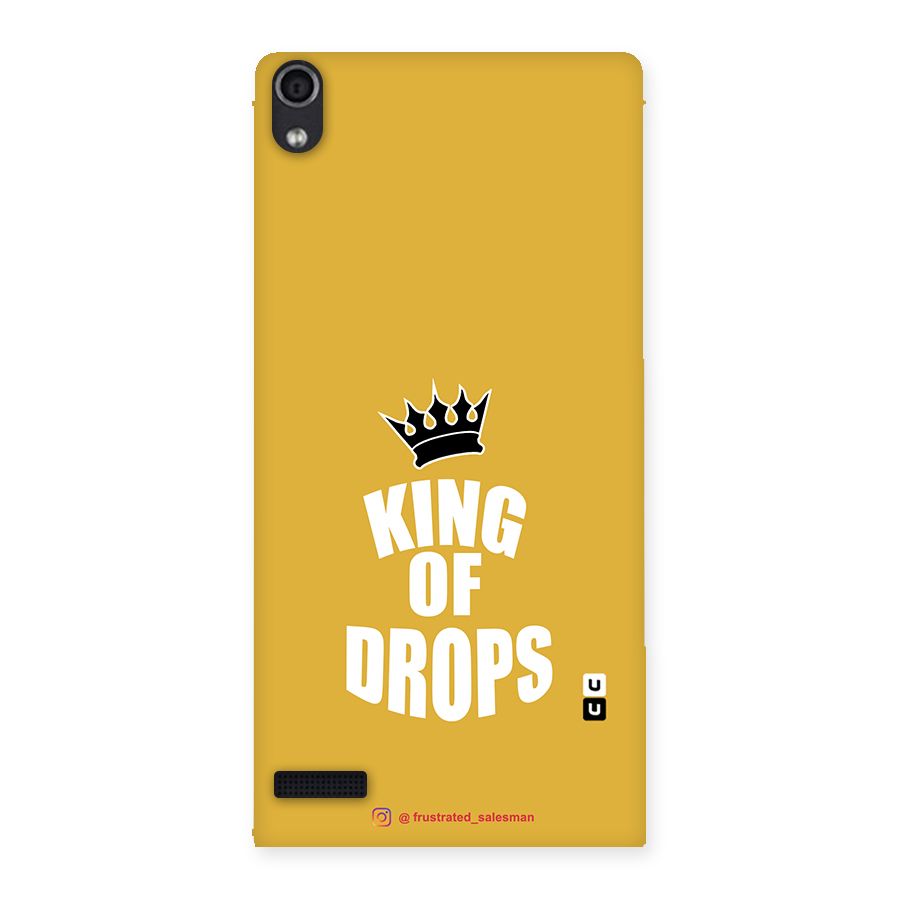 King of Drops Mustard Yellow Back Case for Ascend P6
