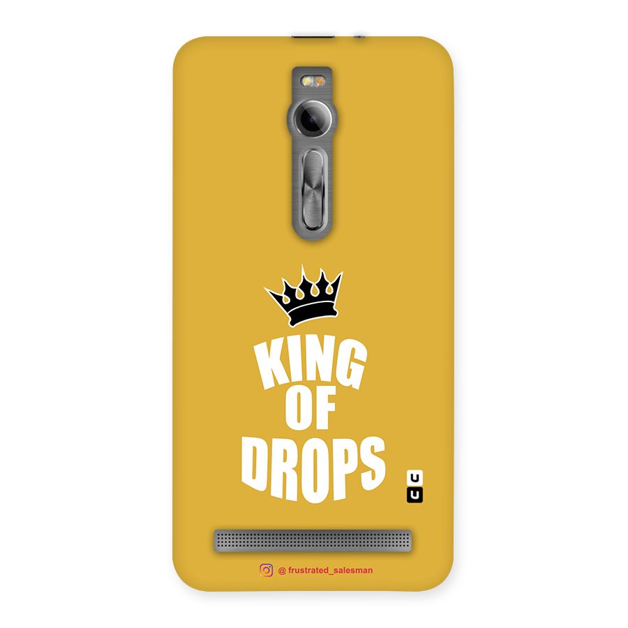 King of Drops Mustard Yellow Back Case for Asus Zenfone 2