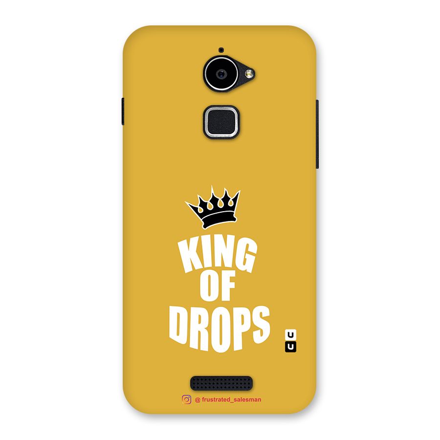 King of Drops Mustard Yellow Back Case for Coolpad Note 3 Lite
