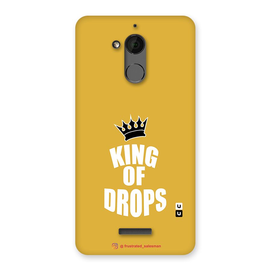 King of Drops Mustard Yellow Back Case for Coolpad Note 5