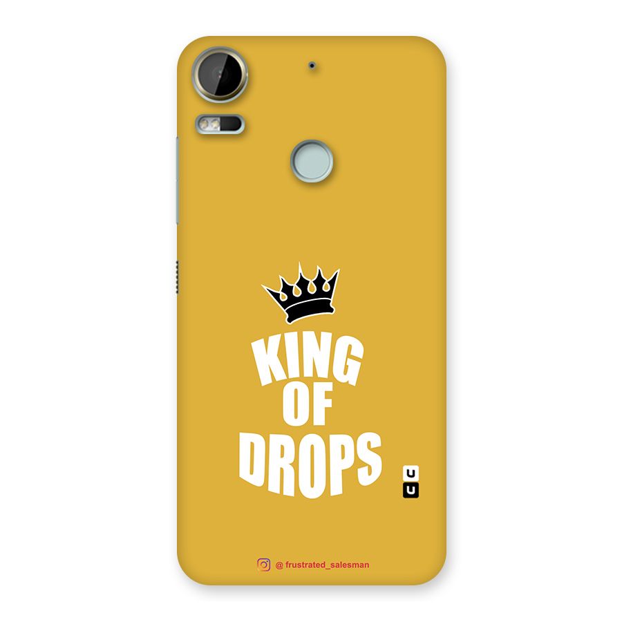 King of Drops Mustard Yellow Back Case for Desire 10 Pro