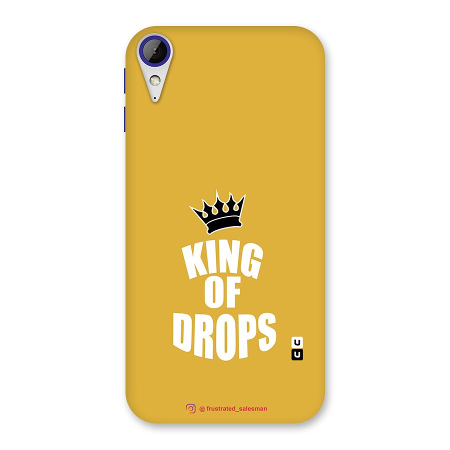 King of Drops Mustard Yellow Back Case for Desire 830