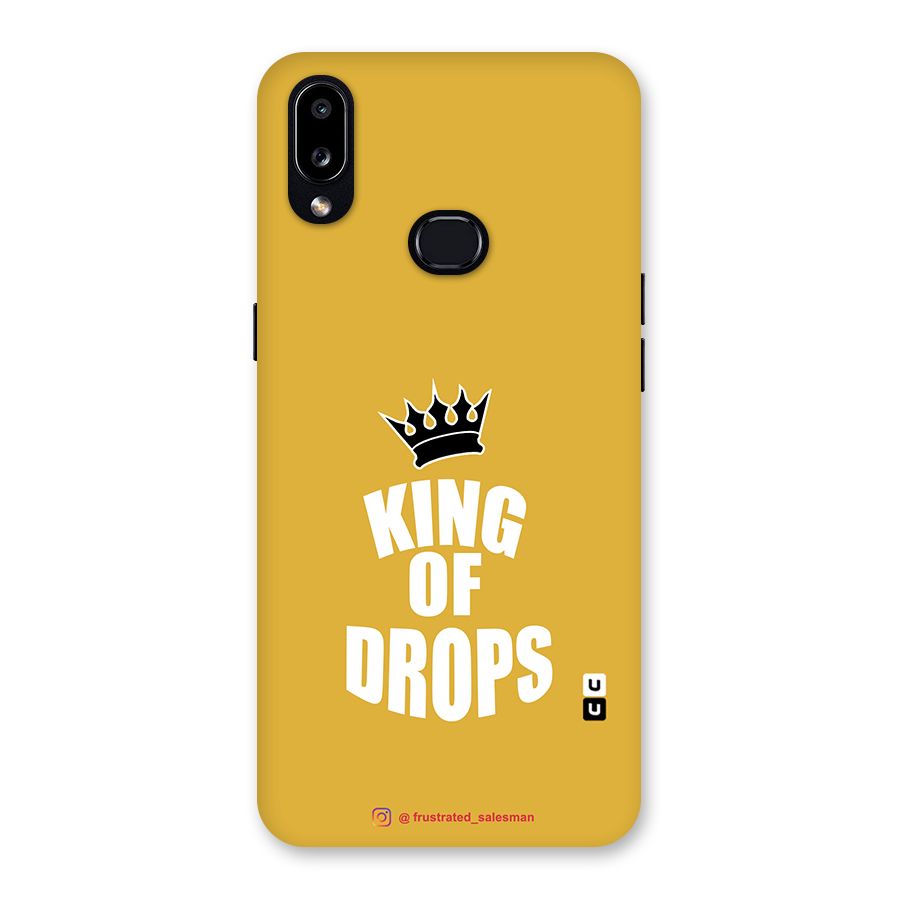 King of Drops Mustard Yellow Back Case for Galaxy A10s