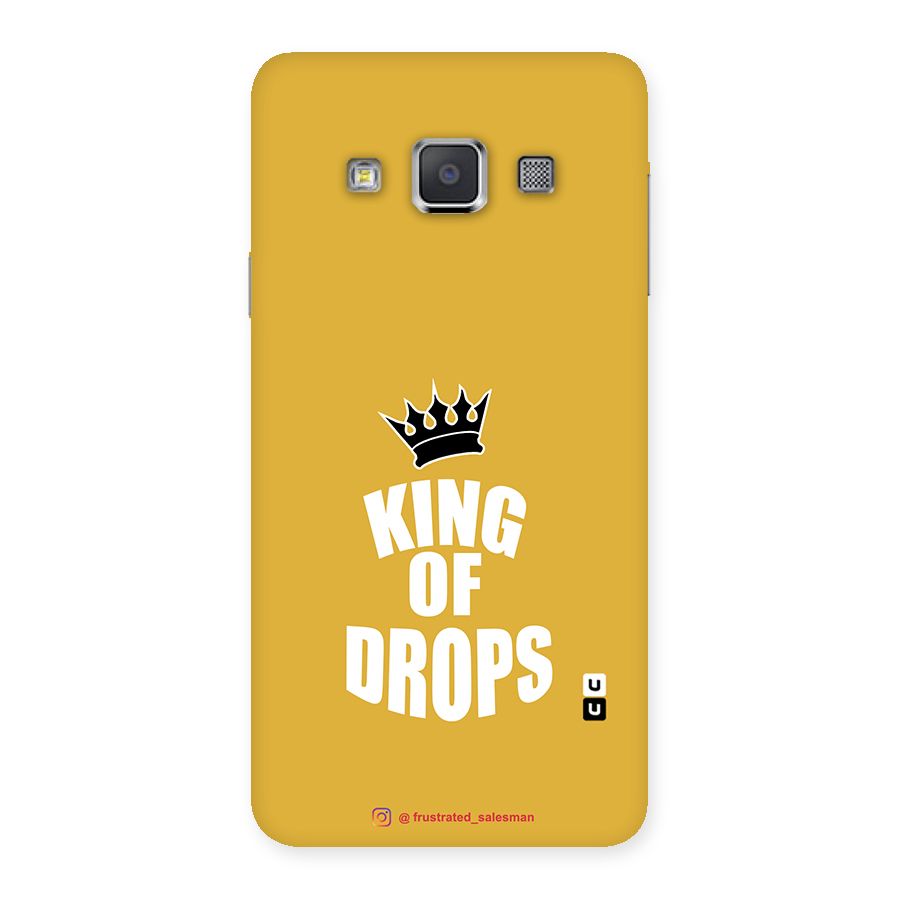 King of Drops Mustard Yellow Back Case for Galaxy A3