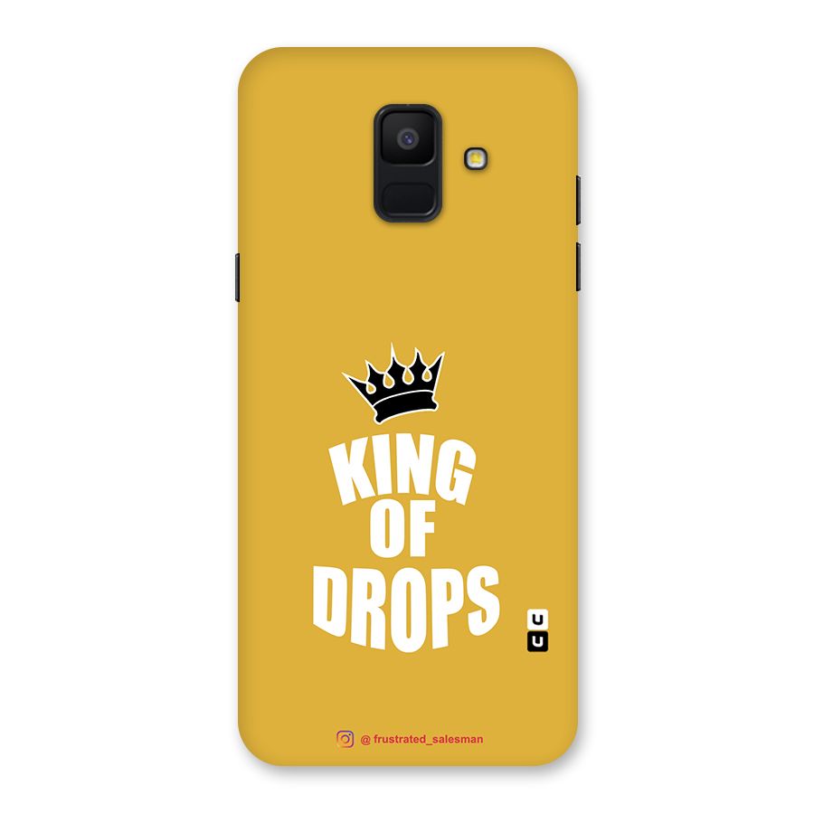 King of Drops Mustard Yellow Back Case for Galaxy A6 (2018)