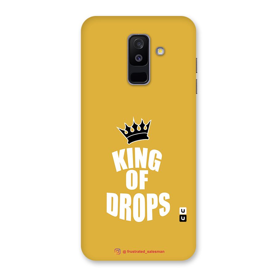 King of Drops Mustard Yellow Back Case for Galaxy A6 Plus