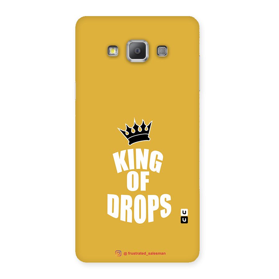 King of Drops Mustard Yellow Back Case for Galaxy A7