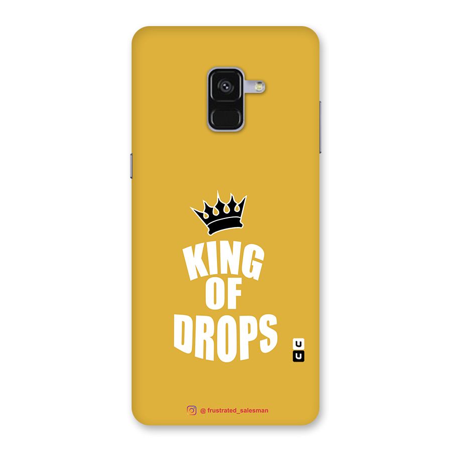 King of Drops Mustard Yellow Back Case for Galaxy A8 Plus