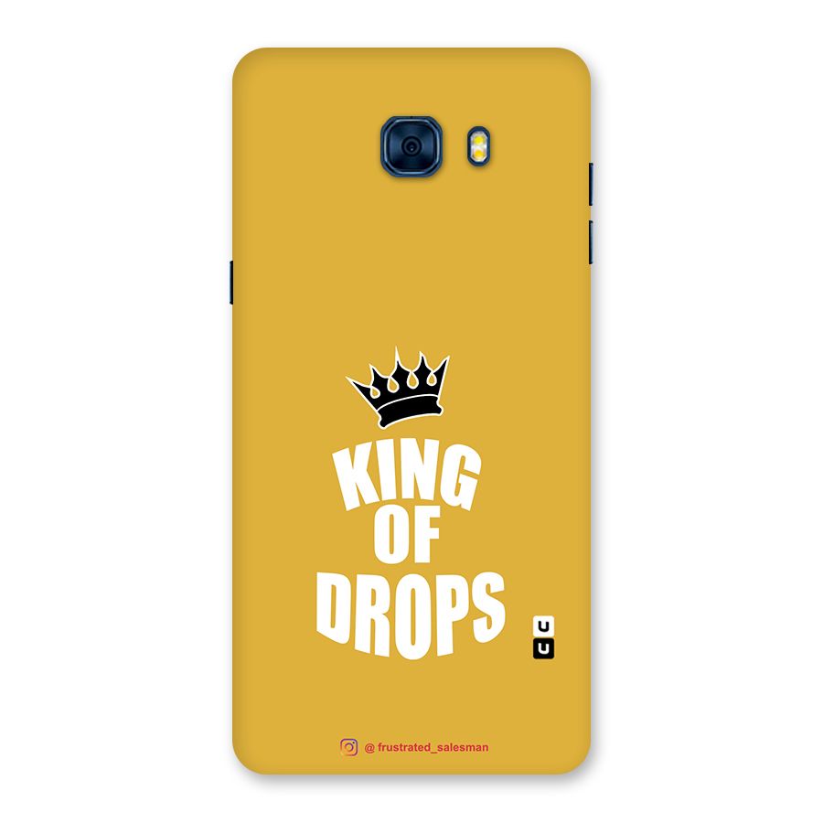 King of Drops Mustard Yellow Back Case for Galaxy C7 Pro