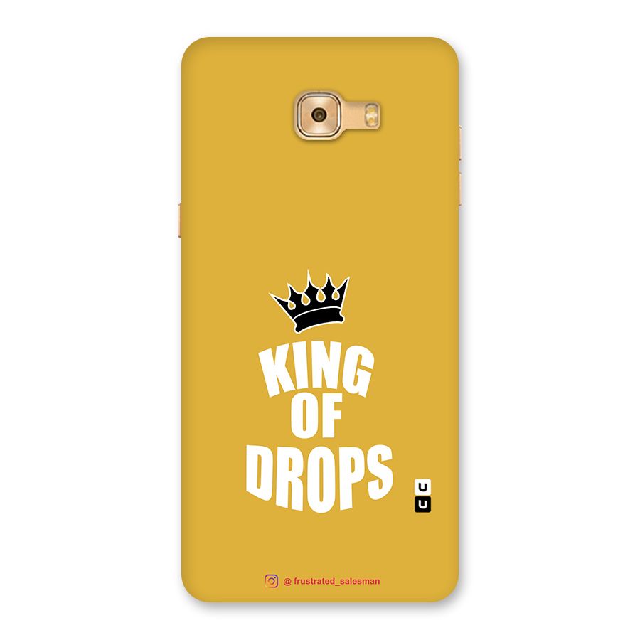 King of Drops Mustard Yellow Back Case for Galaxy C9 Pro
