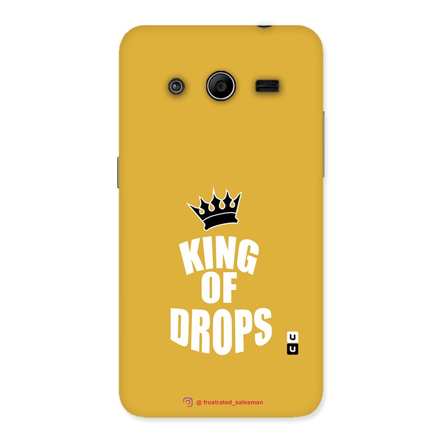 King of Drops Mustard Yellow Back Case for Galaxy Core 2