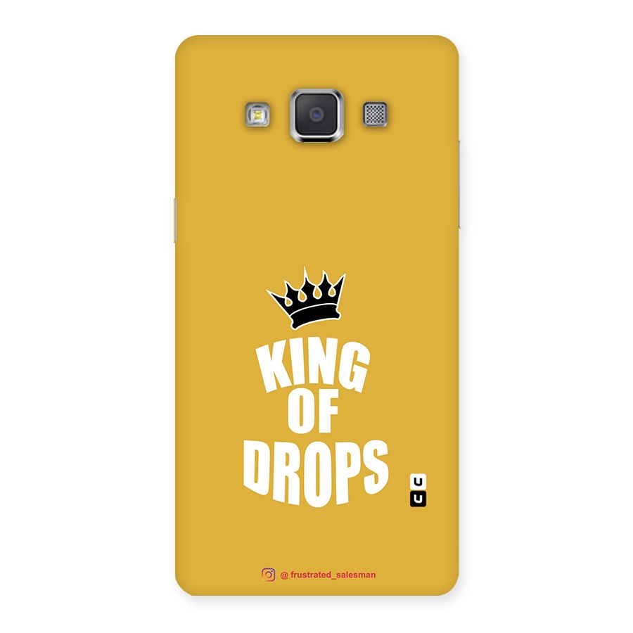 King of Drops Mustard Yellow Back Case for Galaxy Grand Max