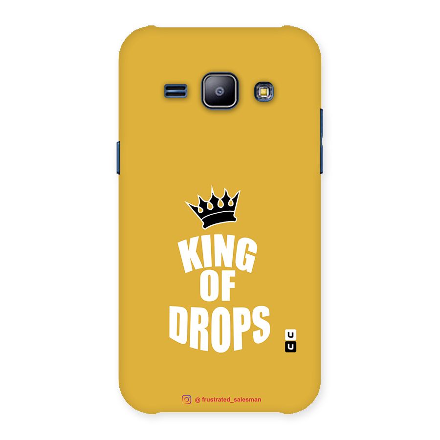 King of Drops Mustard Yellow Back Case for Galaxy J1