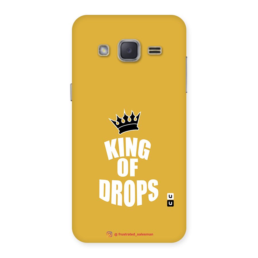 King of Drops Mustard Yellow Back Case for Galaxy J2