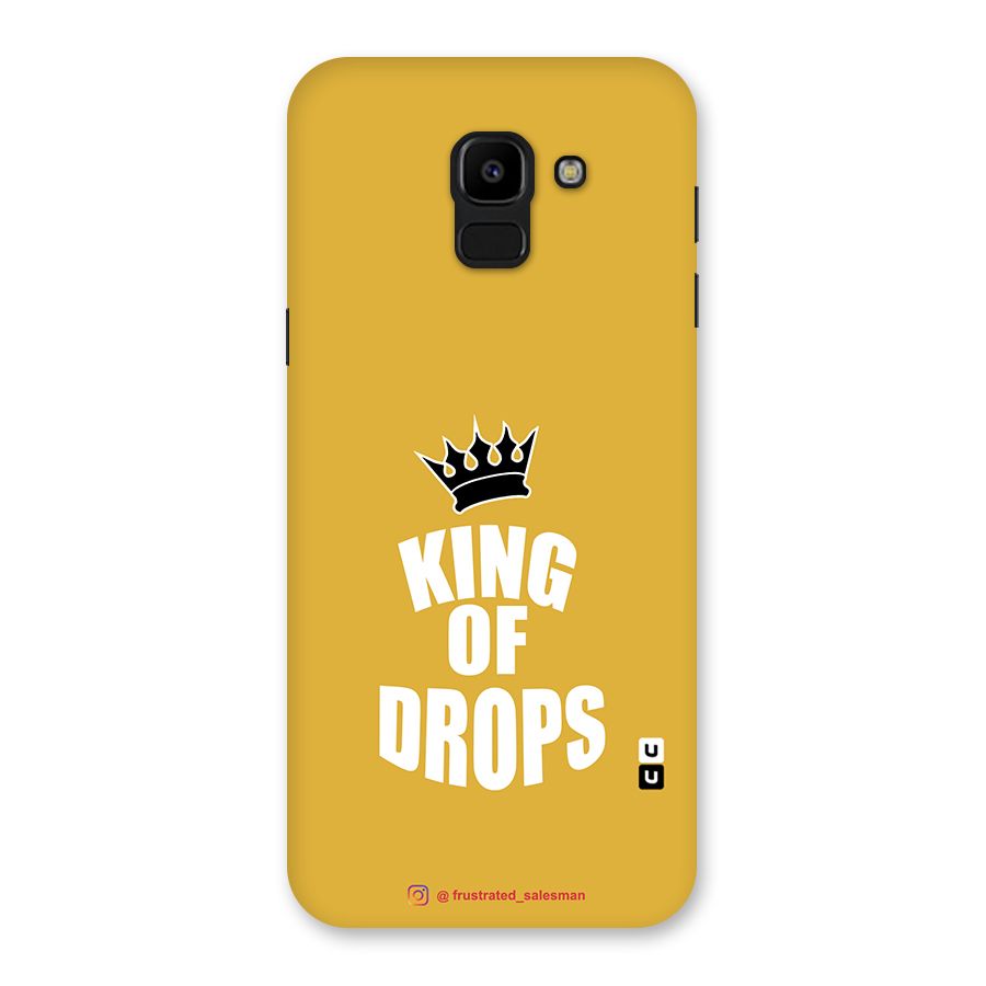 King of Drops Mustard Yellow Back Case for Galaxy J6