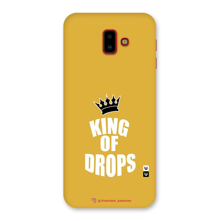 King of Drops Mustard Yellow Back Case for Galaxy J6 Plus