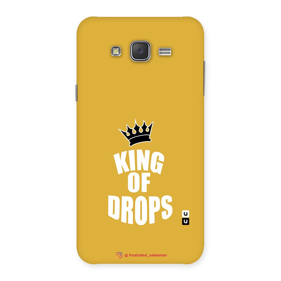 King of Drops Mustard Yellow Back Case for Galaxy J7
