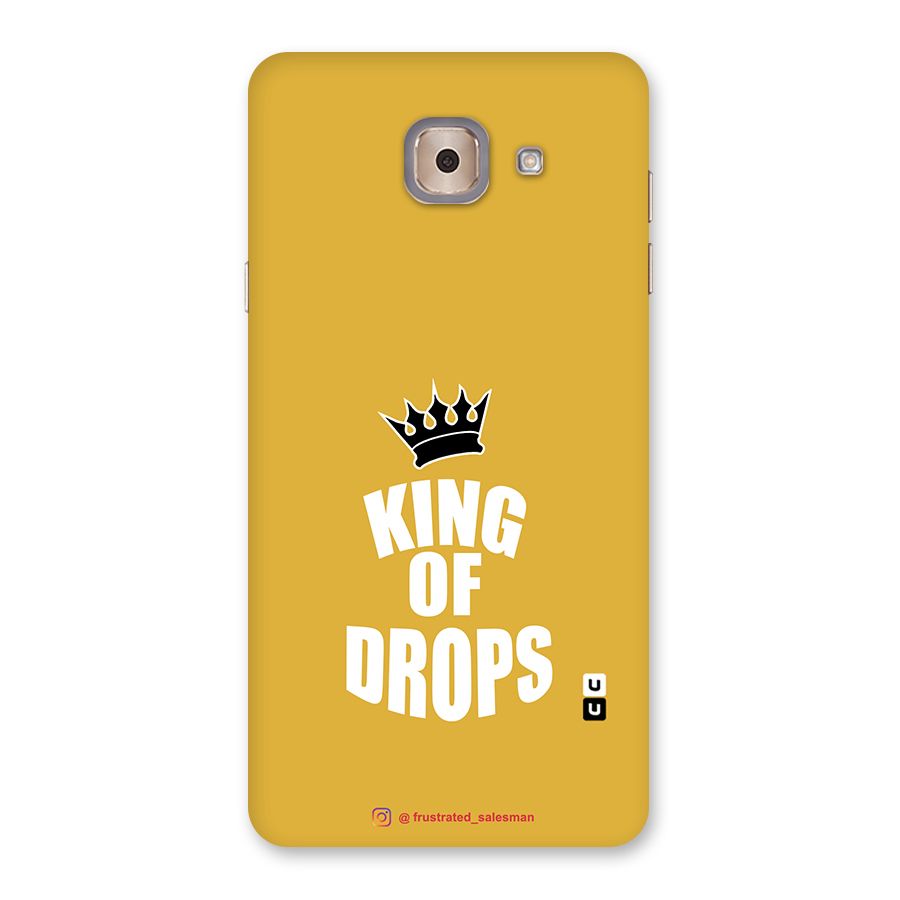 King of Drops Mustard Yellow Back Case for Galaxy J7 Max