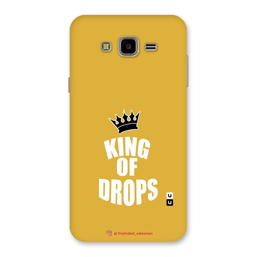 King of Drops Mustard Yellow Back Case for Galaxy J7 Nxt
