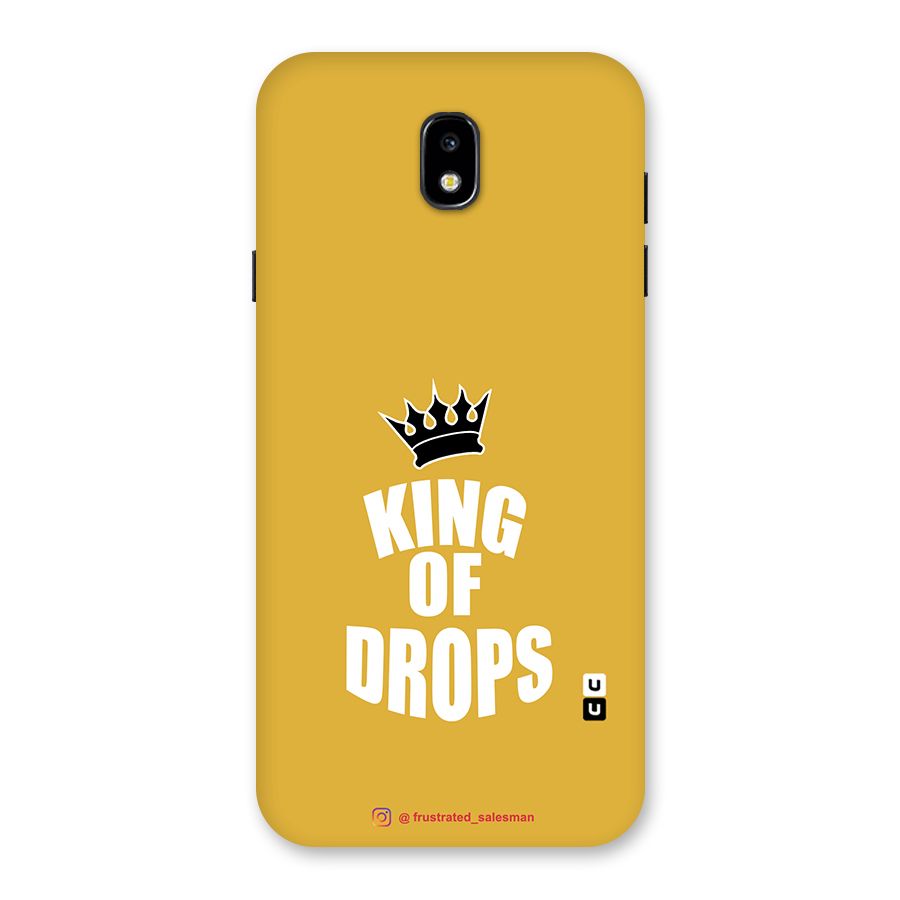 King of Drops Mustard Yellow Back Case for Galaxy J7 Pro