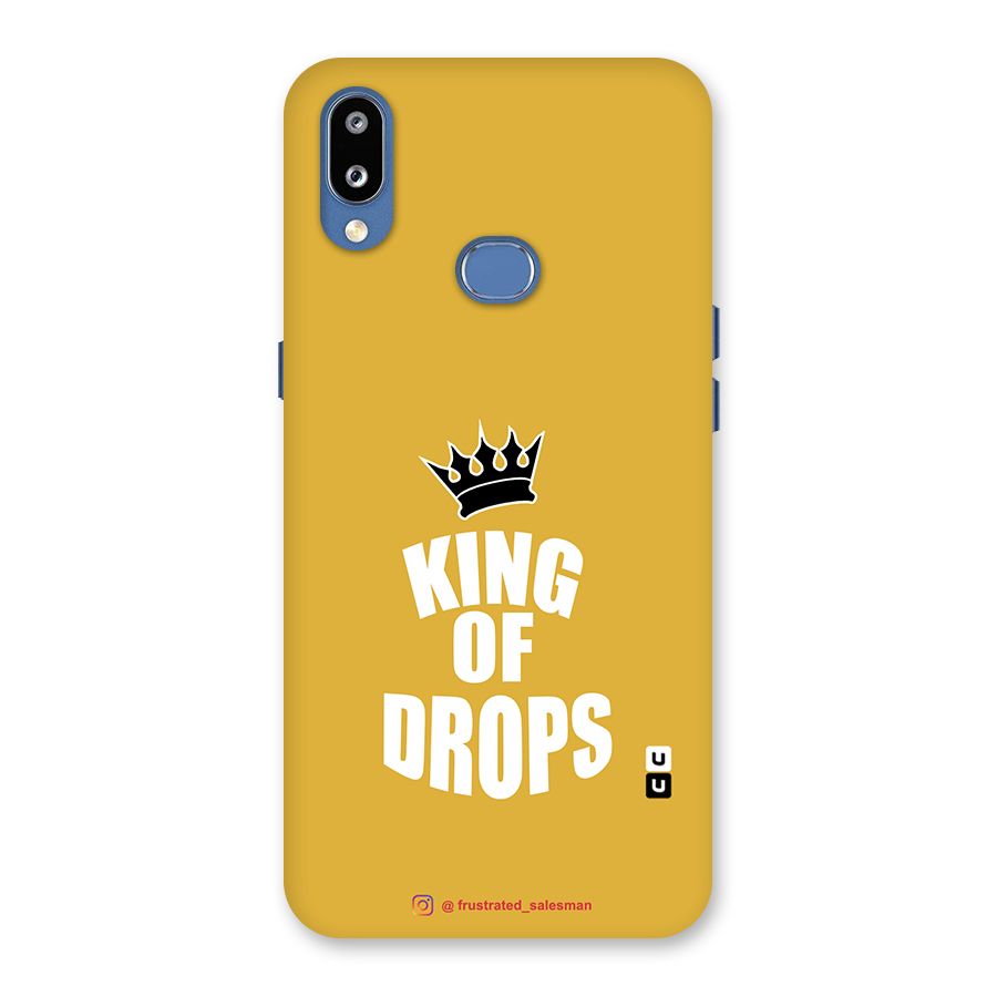 King of Drops Mustard Yellow Back Case for Galaxy M01s