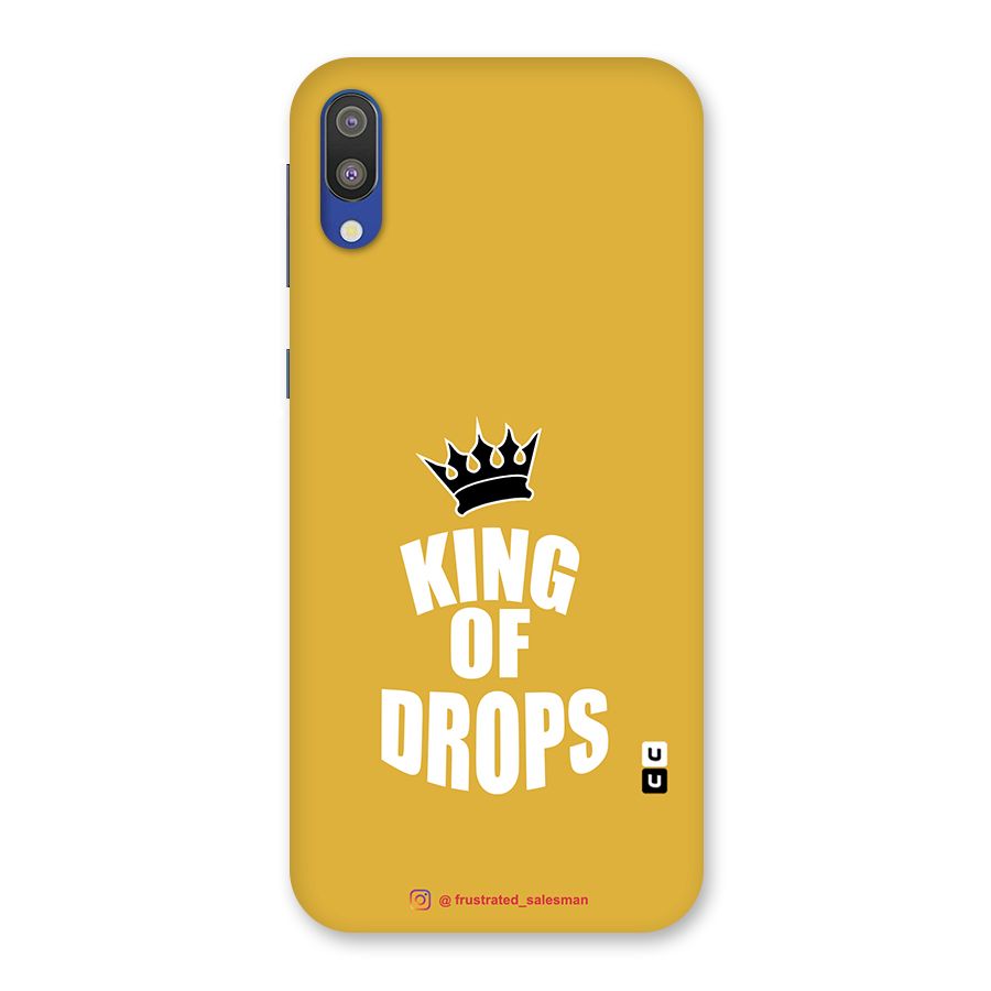 King of Drops Mustard Yellow Back Case for Galaxy M10
