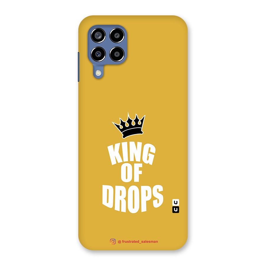 King of Drops Mustard Yellow Back Case for Galaxy M53 5G