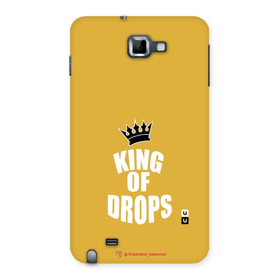 King of Drops Mustard Yellow Back Case for Galaxy Note