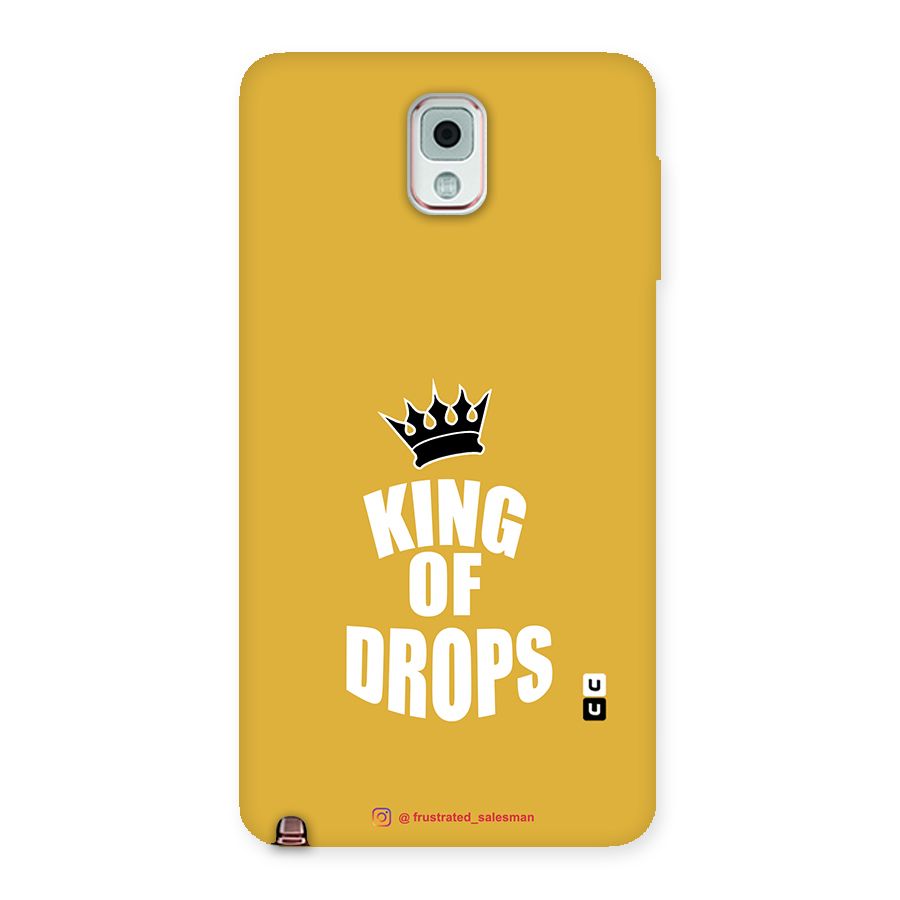 King of Drops Mustard Yellow Back Case for Galaxy Note 3