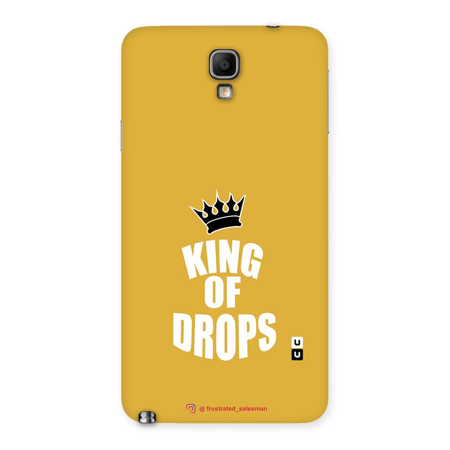 King of Drops Mustard Yellow Back Case for Galaxy Note 3 Neo