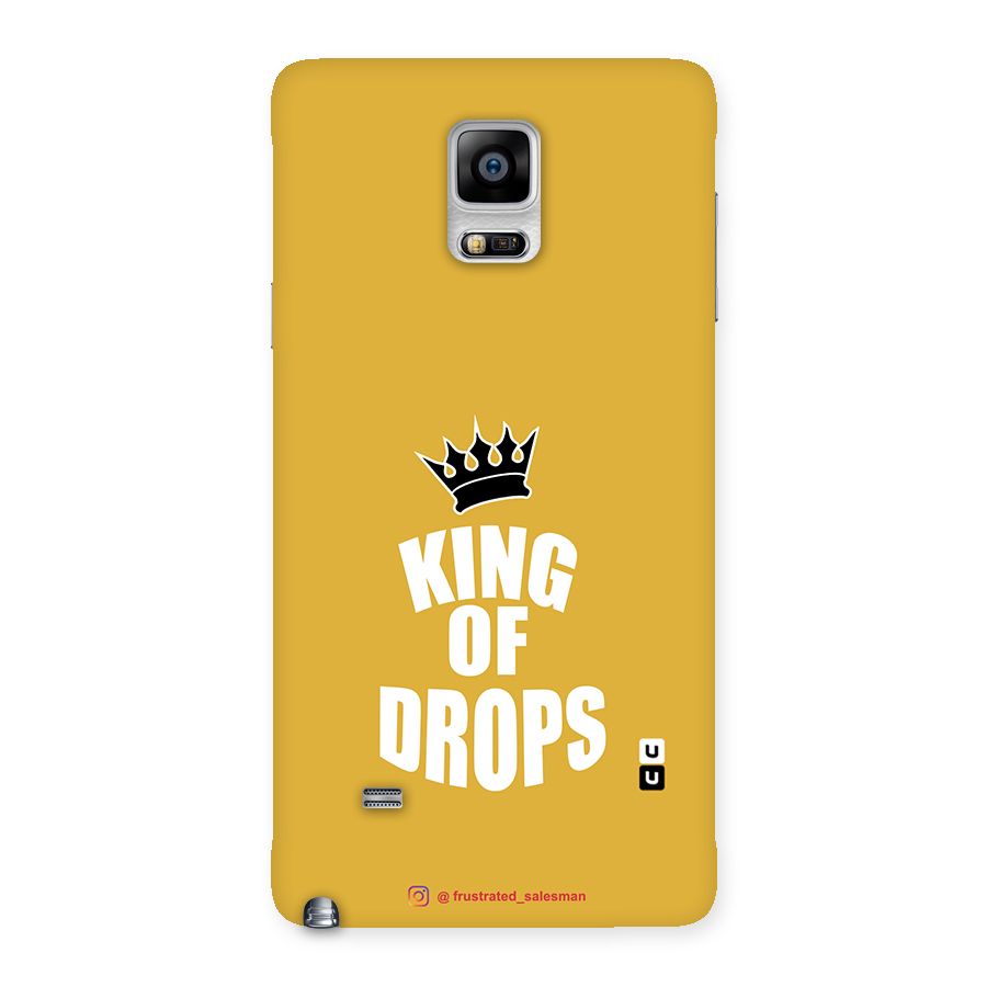 King of Drops Mustard Yellow Back Case for Galaxy Note 4