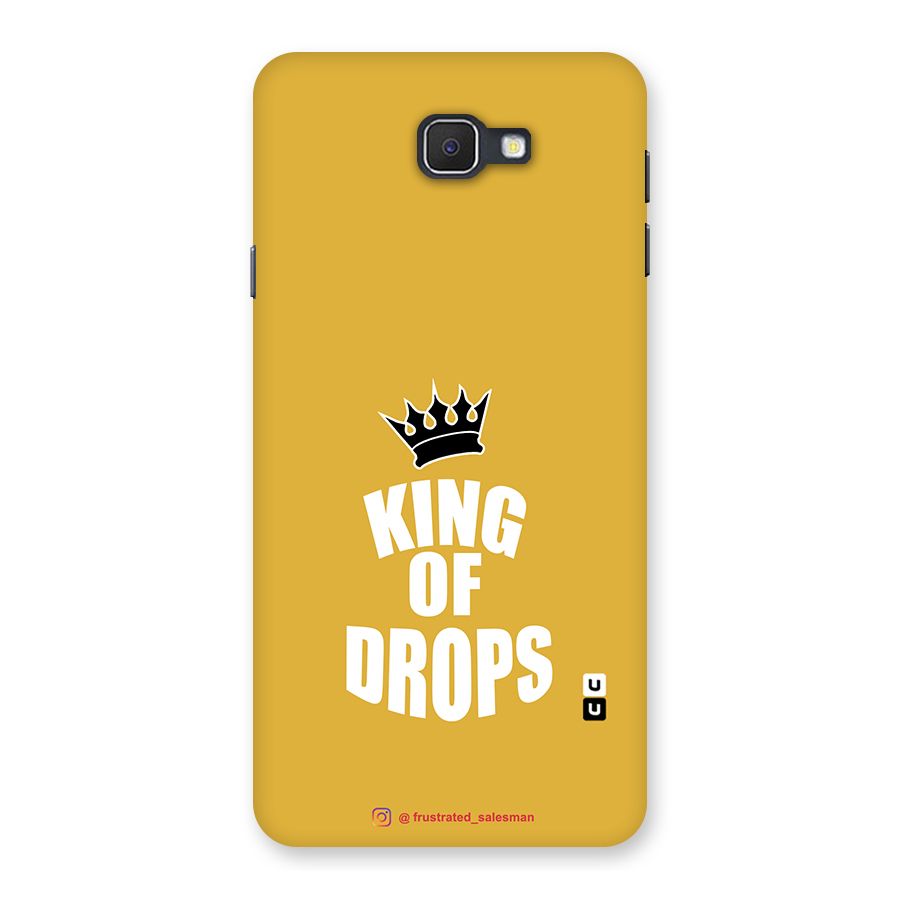 King of Drops Mustard Yellow Back Case for Galaxy On7 2016