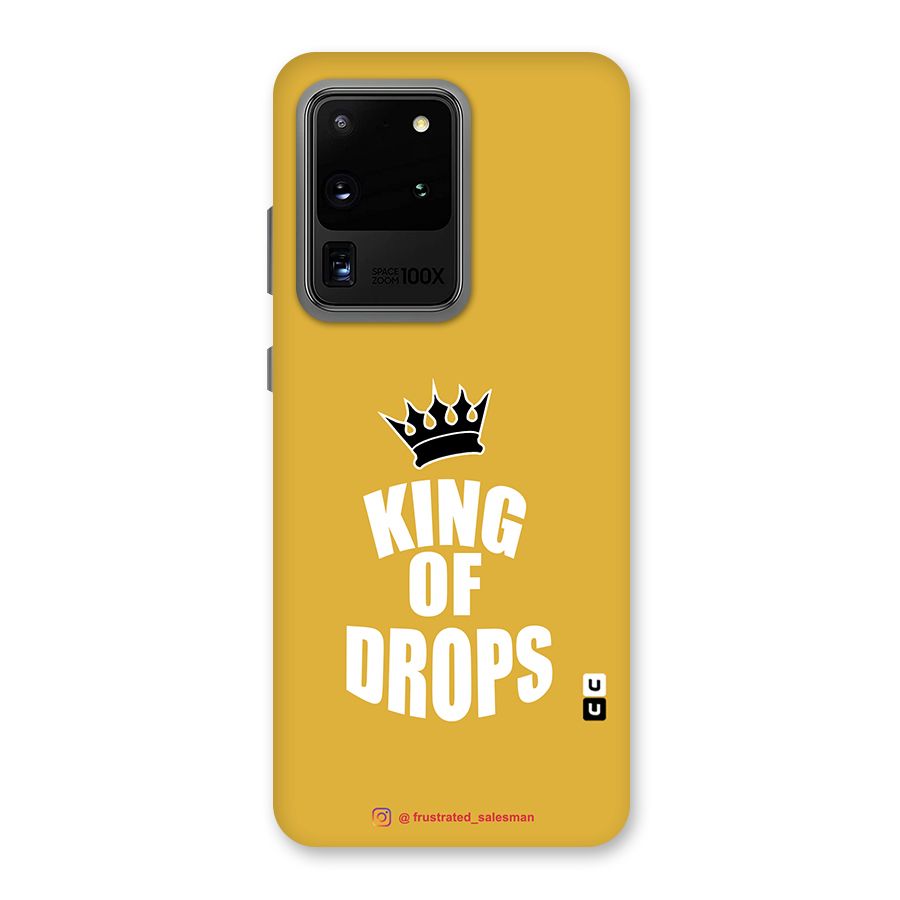 King of Drops Mustard Yellow Back Case for Galaxy S20 Ultra