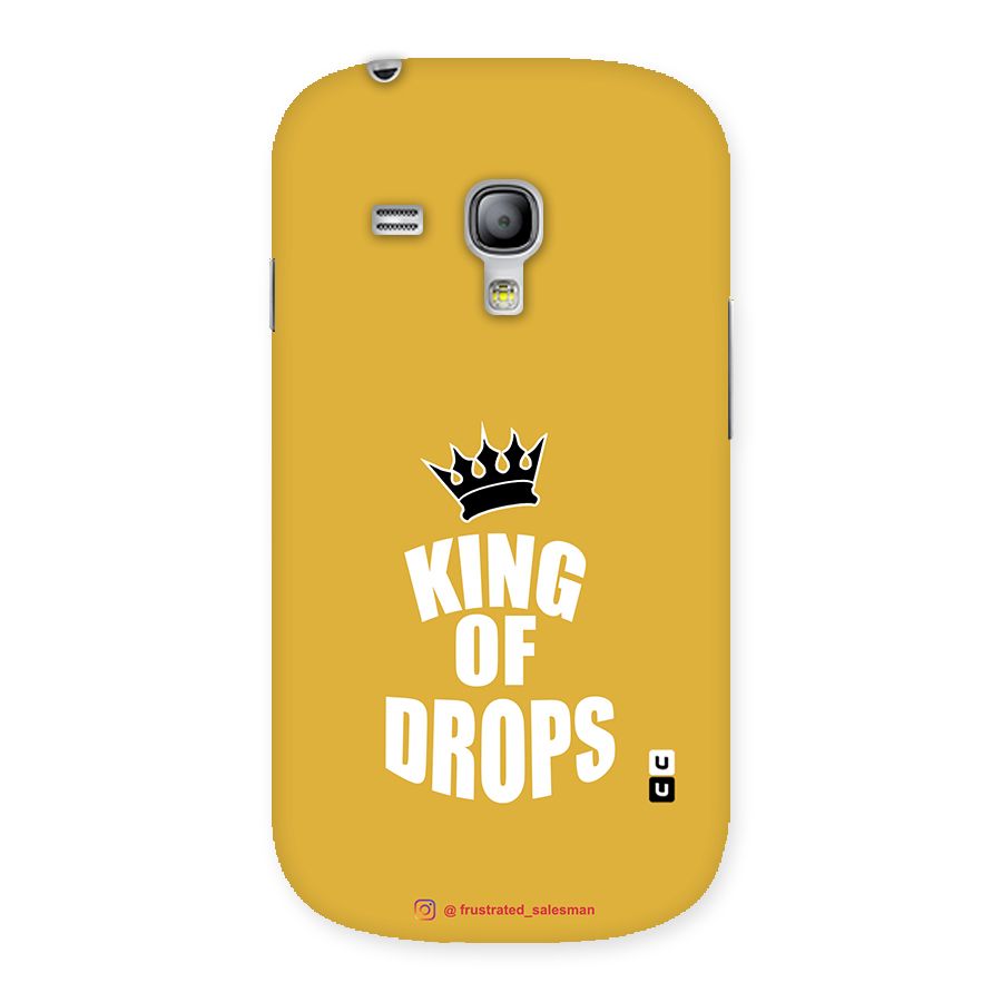 King of Drops Mustard Yellow Back Case for Galaxy S3 Mini
