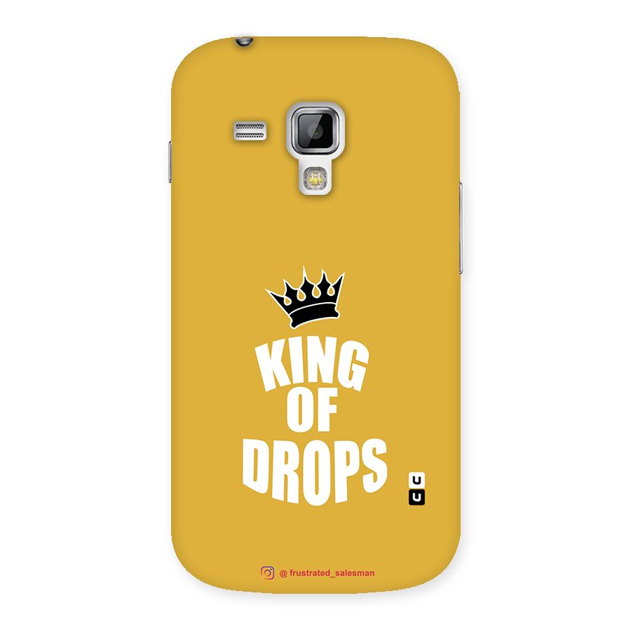 King of Drops Mustard Yellow Back Case for Galaxy S Duos