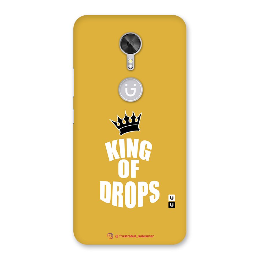 King of Drops Mustard Yellow Back Case for Gionee A1