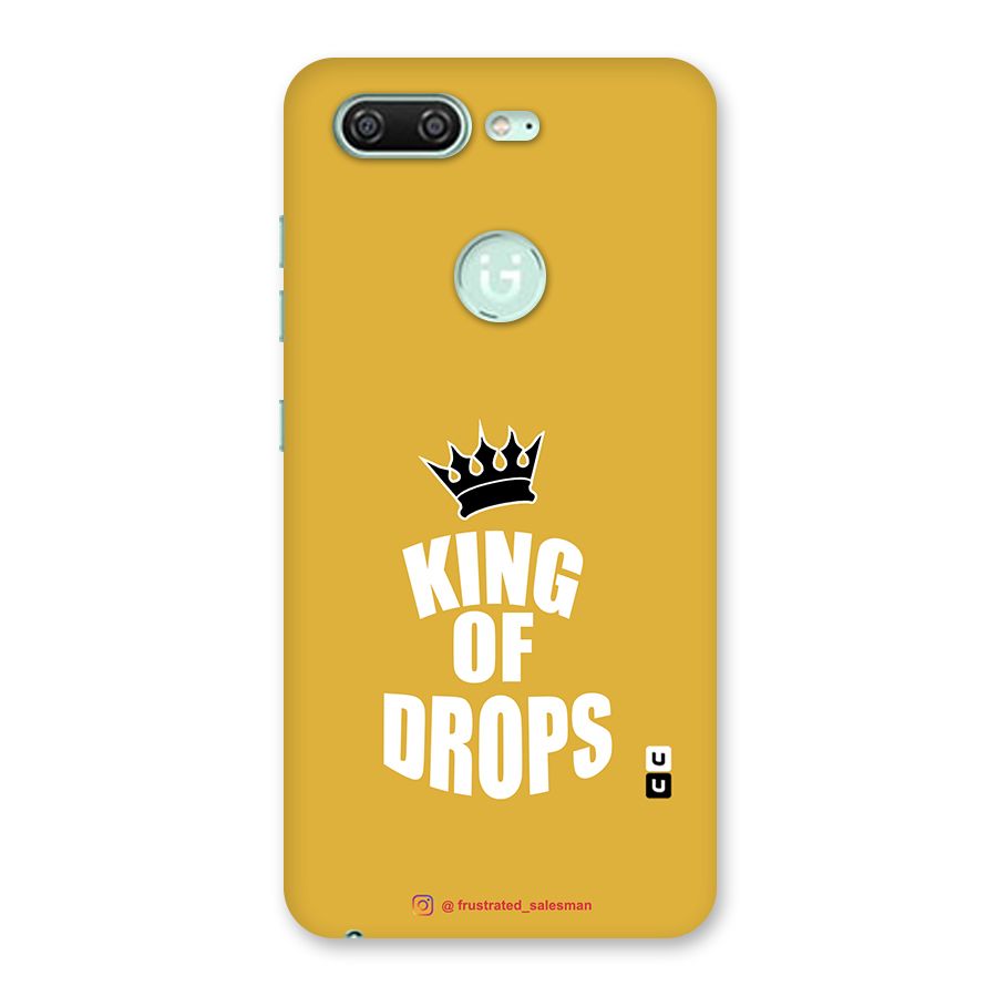 King of Drops Mustard Yellow Back Case for Gionee S10