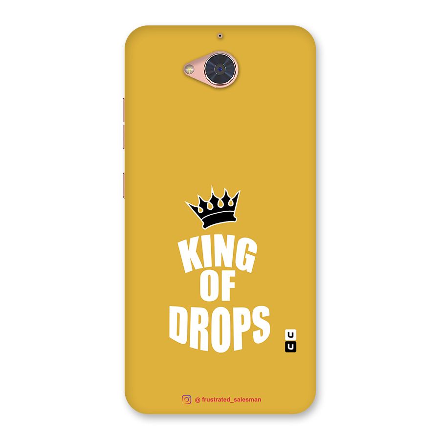 King of Drops Mustard Yellow Back Case for Gionee S6 Pro