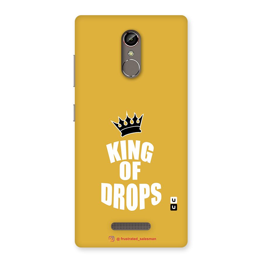 King of Drops Mustard Yellow Back Case for Gionee S6s