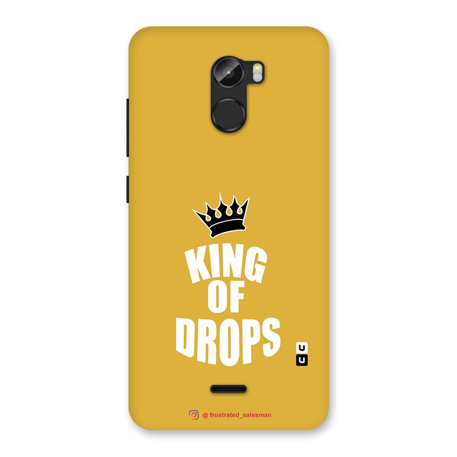 King of Drops Mustard Yellow Back Case for Gionee X1