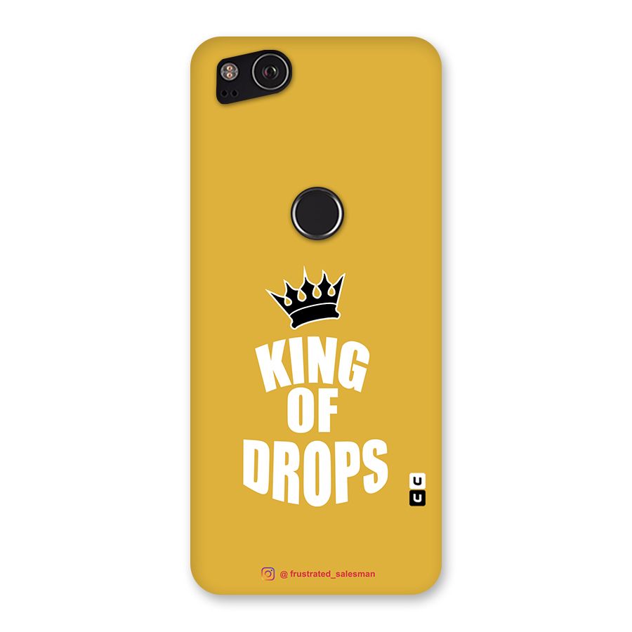 King of Drops Mustard Yellow Back Case for Google Pixel 2