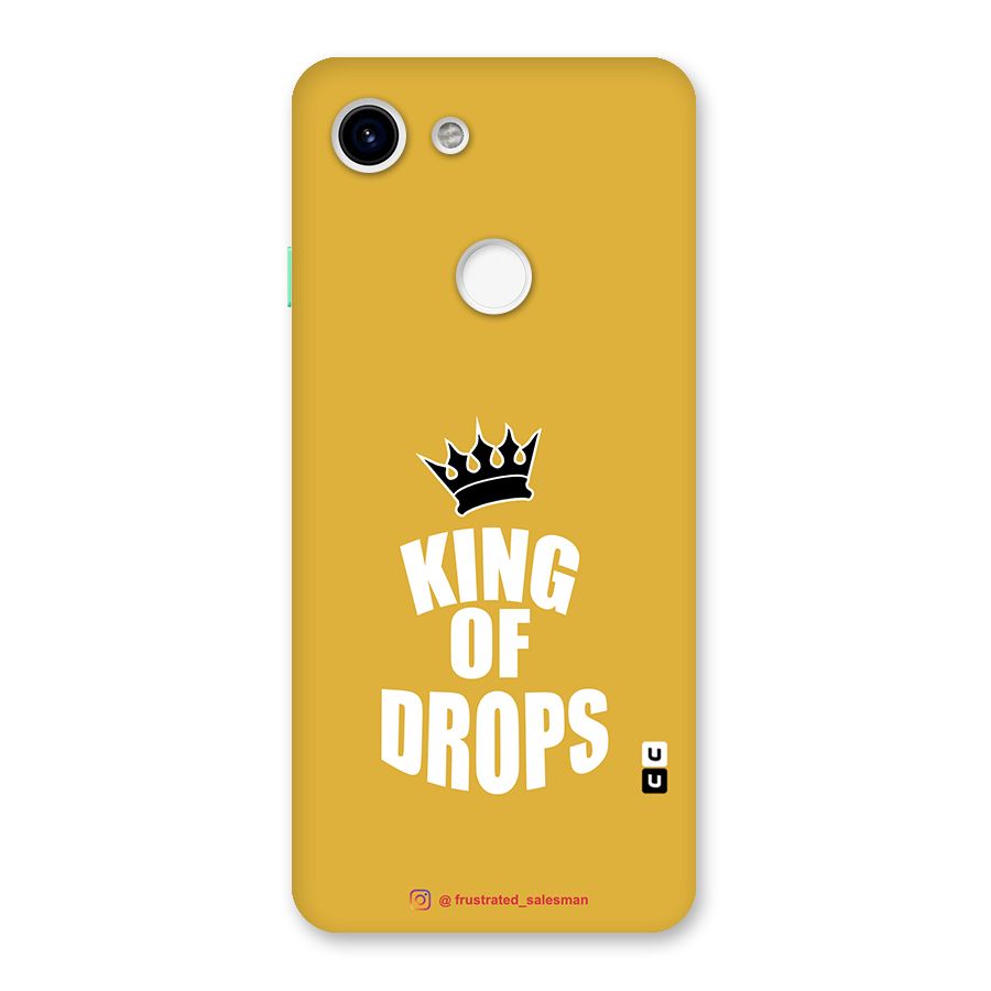 King of Drops Mustard Yellow Back Case for Google Pixel 3