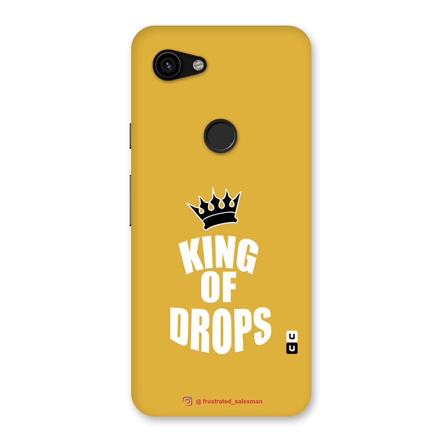 King of Drops Mustard Yellow Back Case for Google Pixel 3a