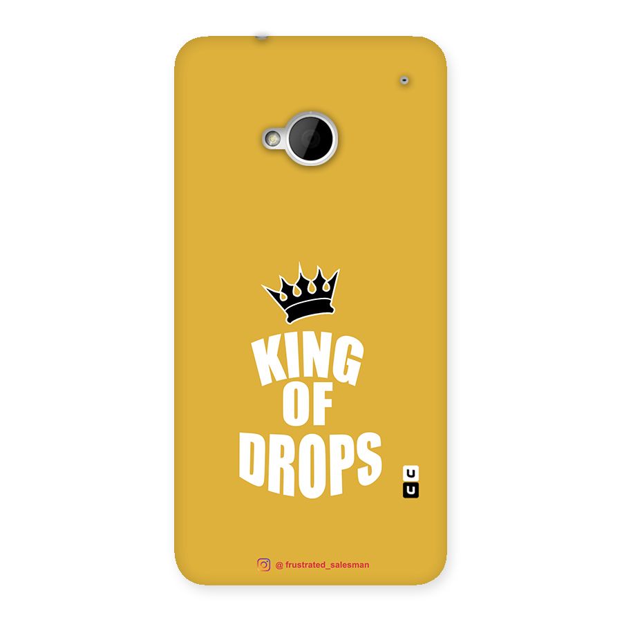 King of Drops Mustard Yellow Back Case for HTC One M7