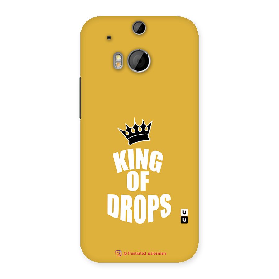 King of Drops Mustard Yellow Back Case for HTC One M8