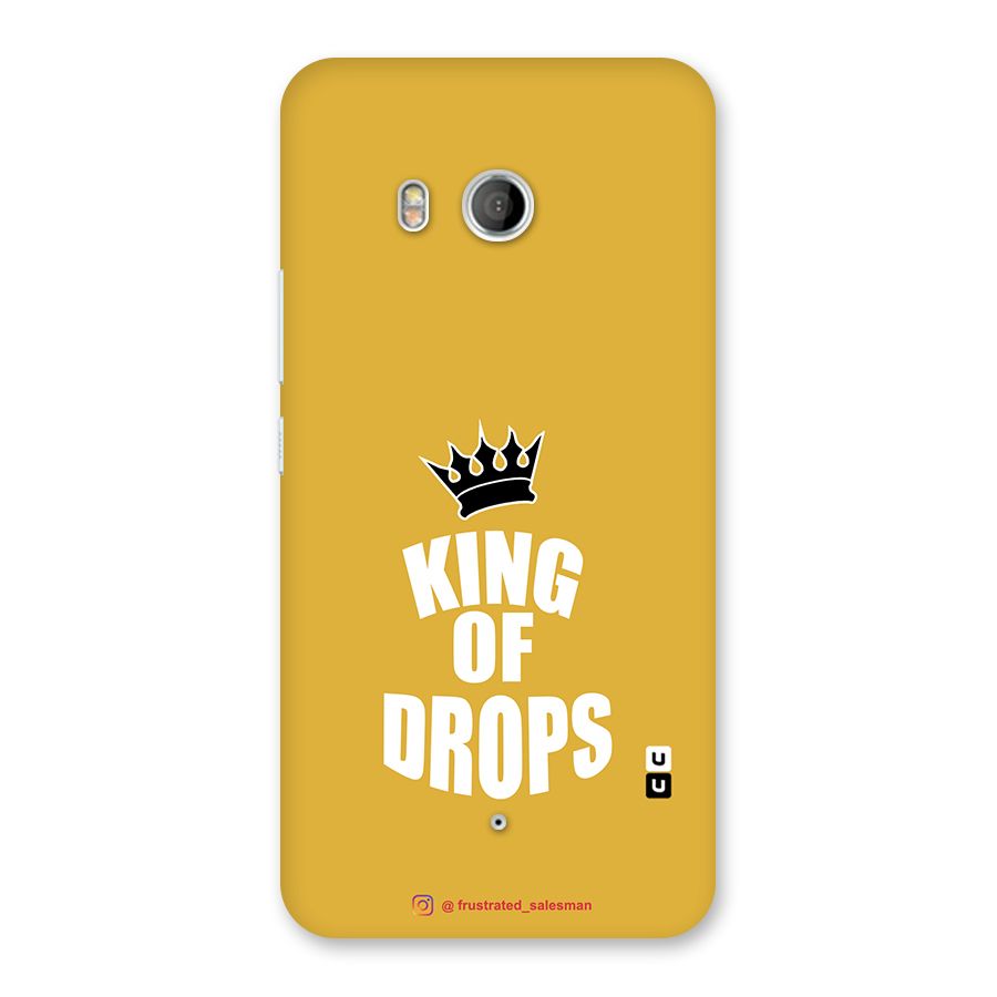 King of Drops Mustard Yellow Back Case for HTC U11