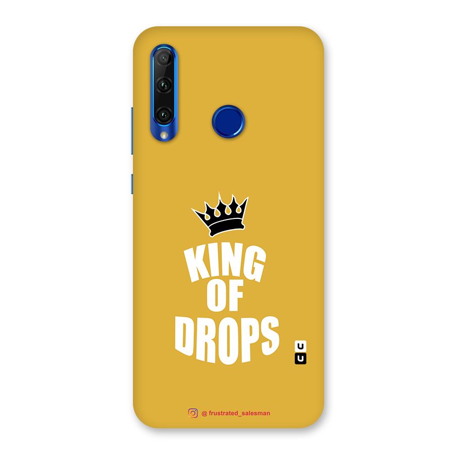 King of Drops Mustard Yellow Back Case for Honor 20i