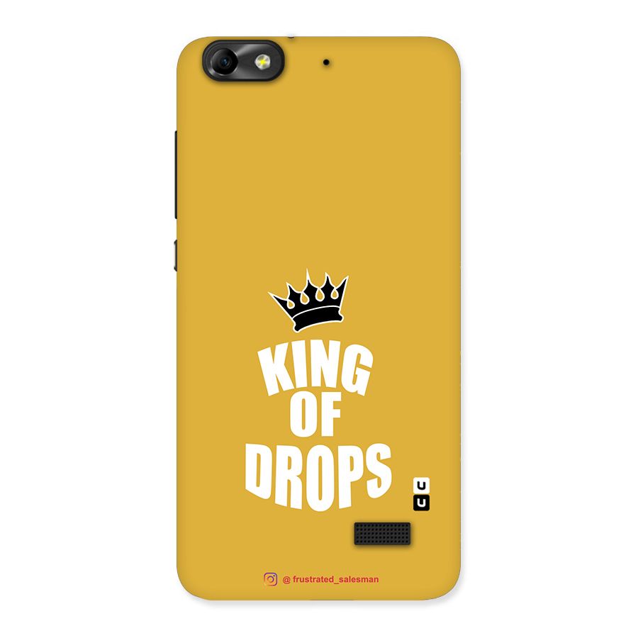 King of Drops Mustard Yellow Back Case for Honor 4C