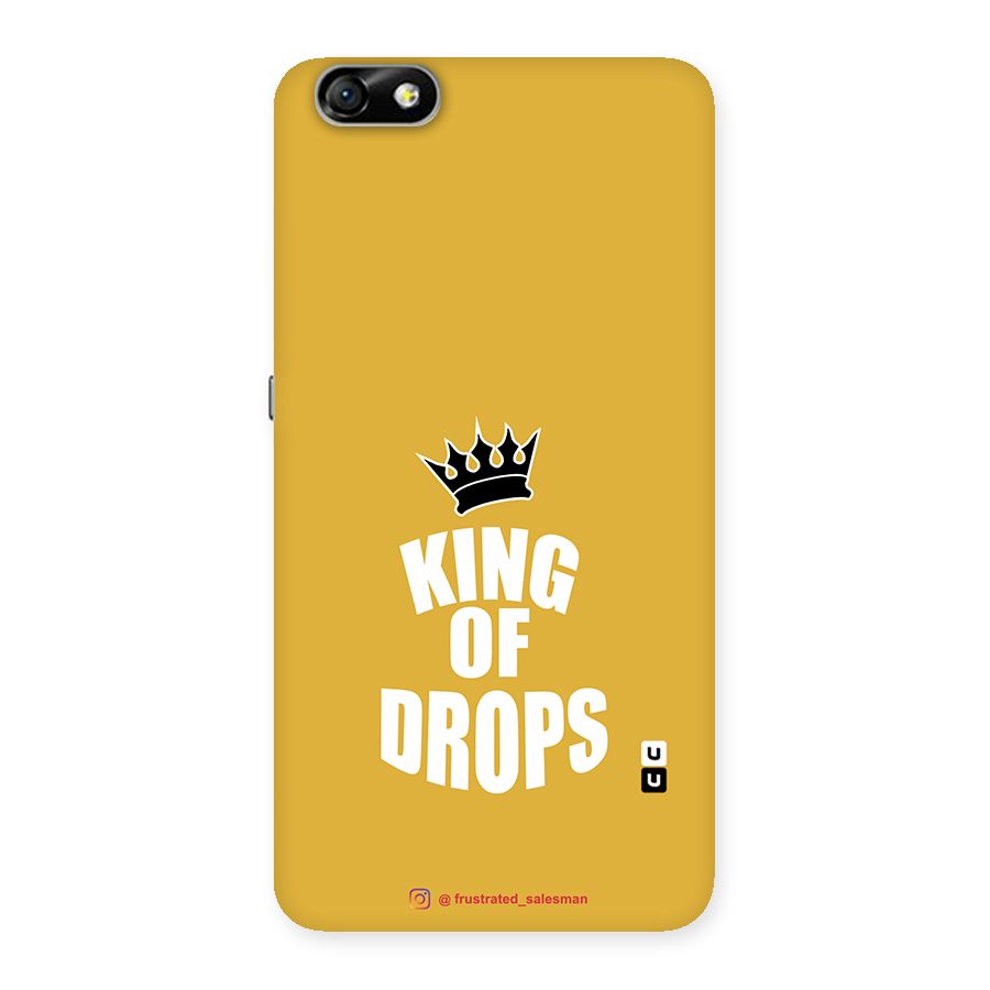 King of Drops Mustard Yellow Back Case for Honor 4X